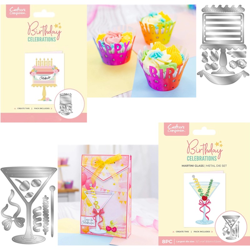 Candle Glass Supplies - Stencil in vetro Martini e fustelle