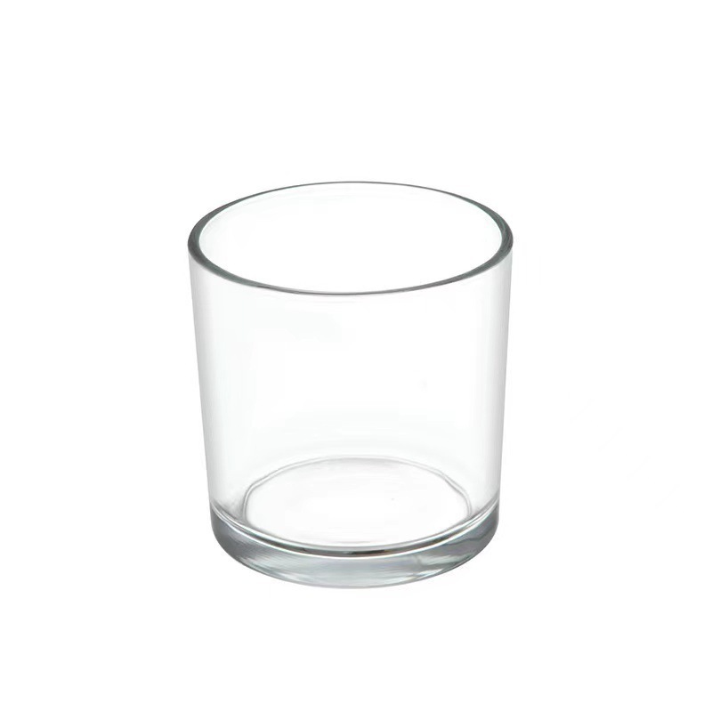 Candle Glass Supplies - Portacandele in Vetro Trasparente Premium, Contenitore