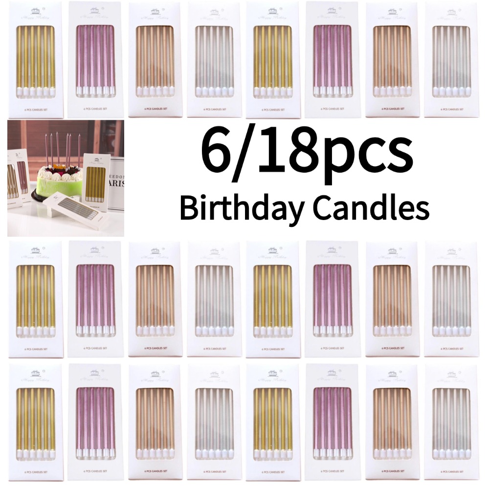 6/18 pz Metallo Oro Argento Ca - Candle Supply recensione e prezzo