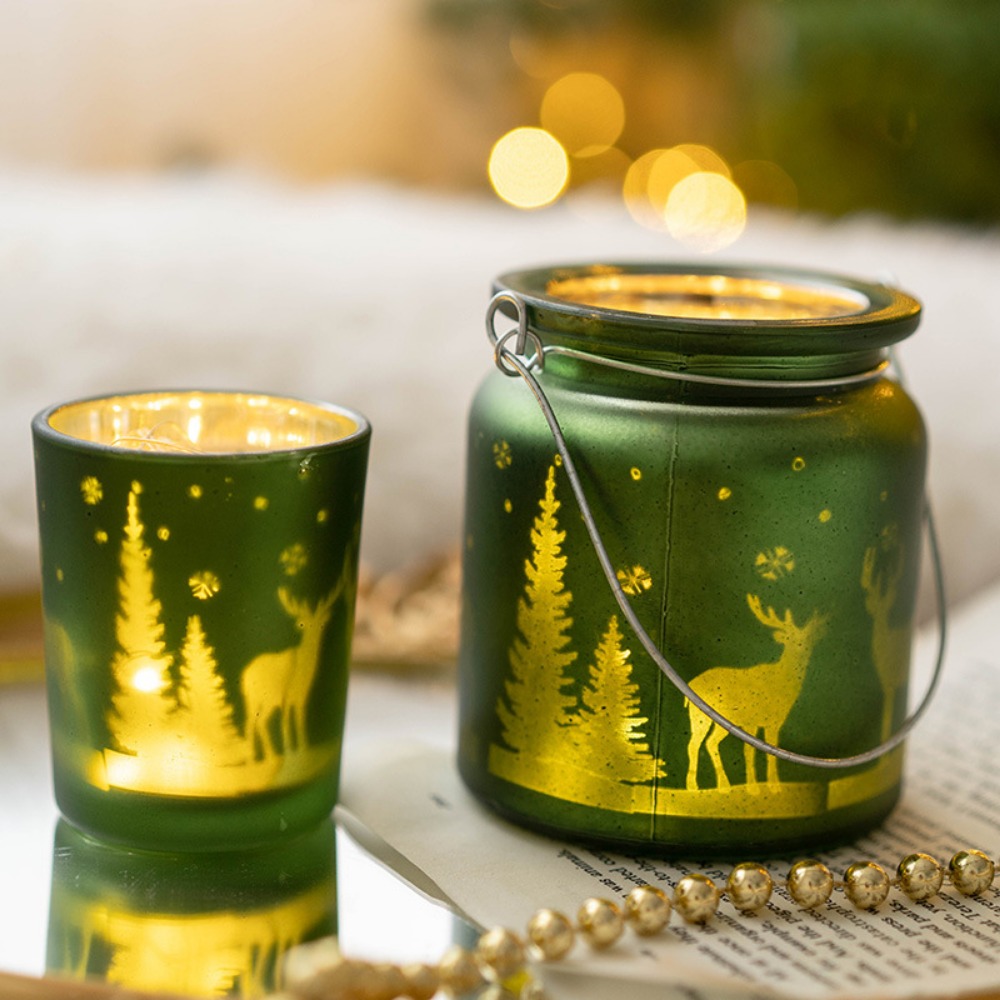 Portacandele natalizio in vetr - Candle Glass Supplies recensione e prezzo